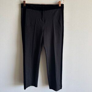 Adrienne Vittadini Womens Straight leg High Rise Dress Pants Black Size 10